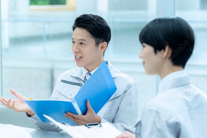 打ち合わせの様子