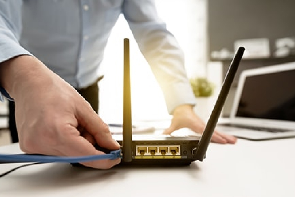 ホームネットワーク機器設定訪問サポートのイメージ
